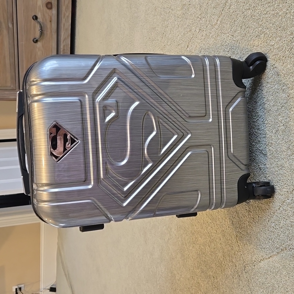 SuperMan carry on suitcase